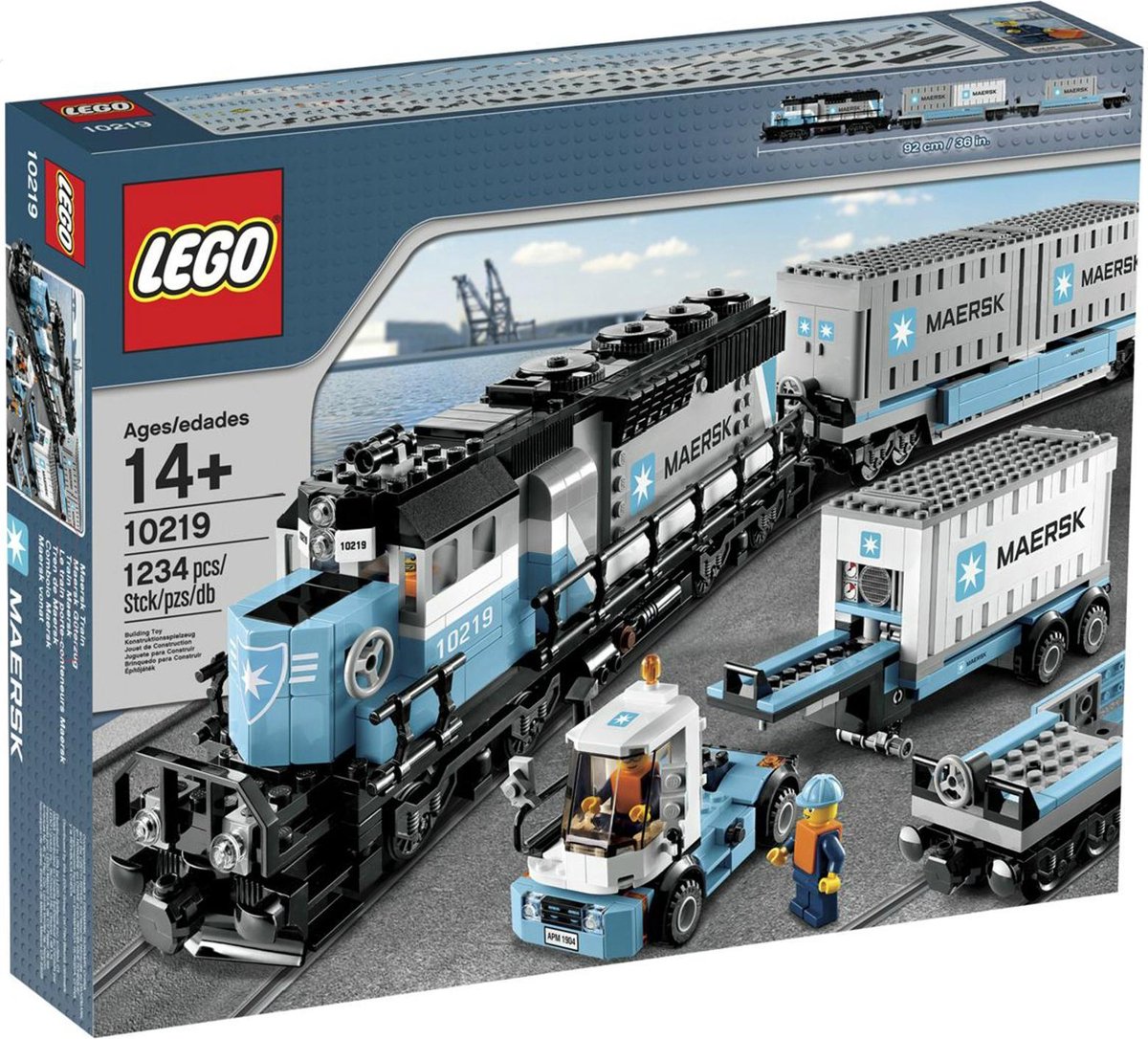 Lego set Maersk trein - 10219