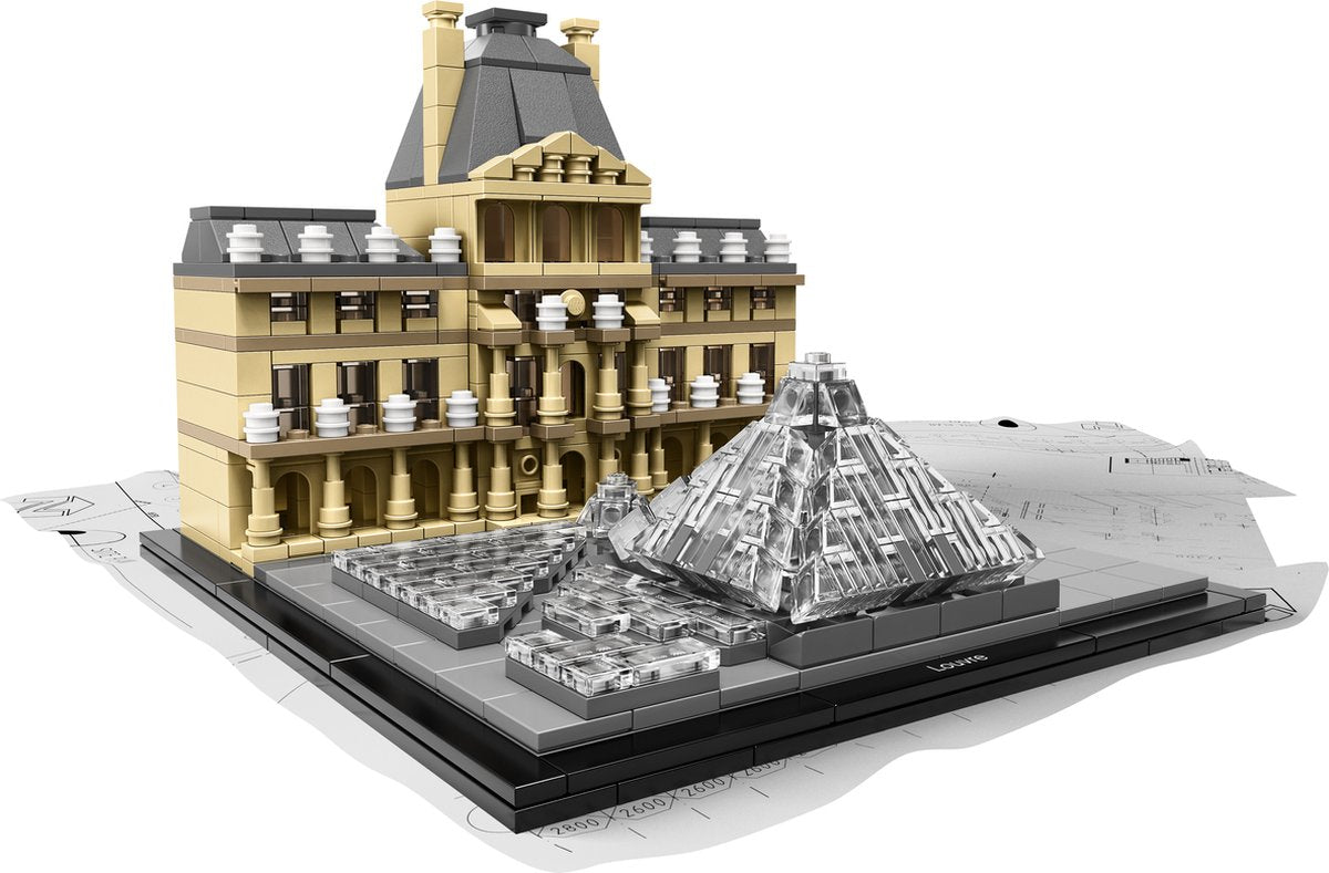 Lego architecture set Louvre 21024