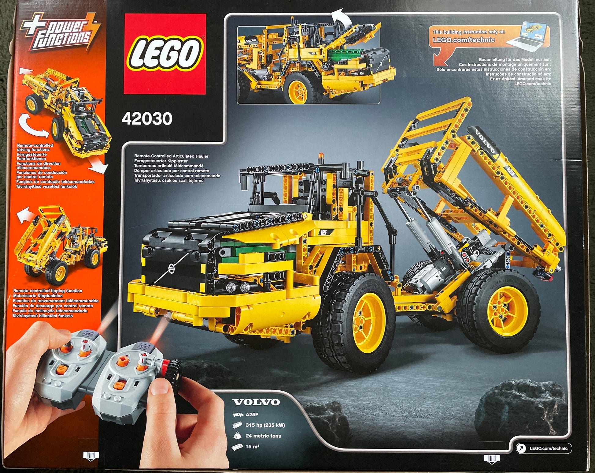 Lego Technic set Volvo L350F Wiellader (RC) - 42030
