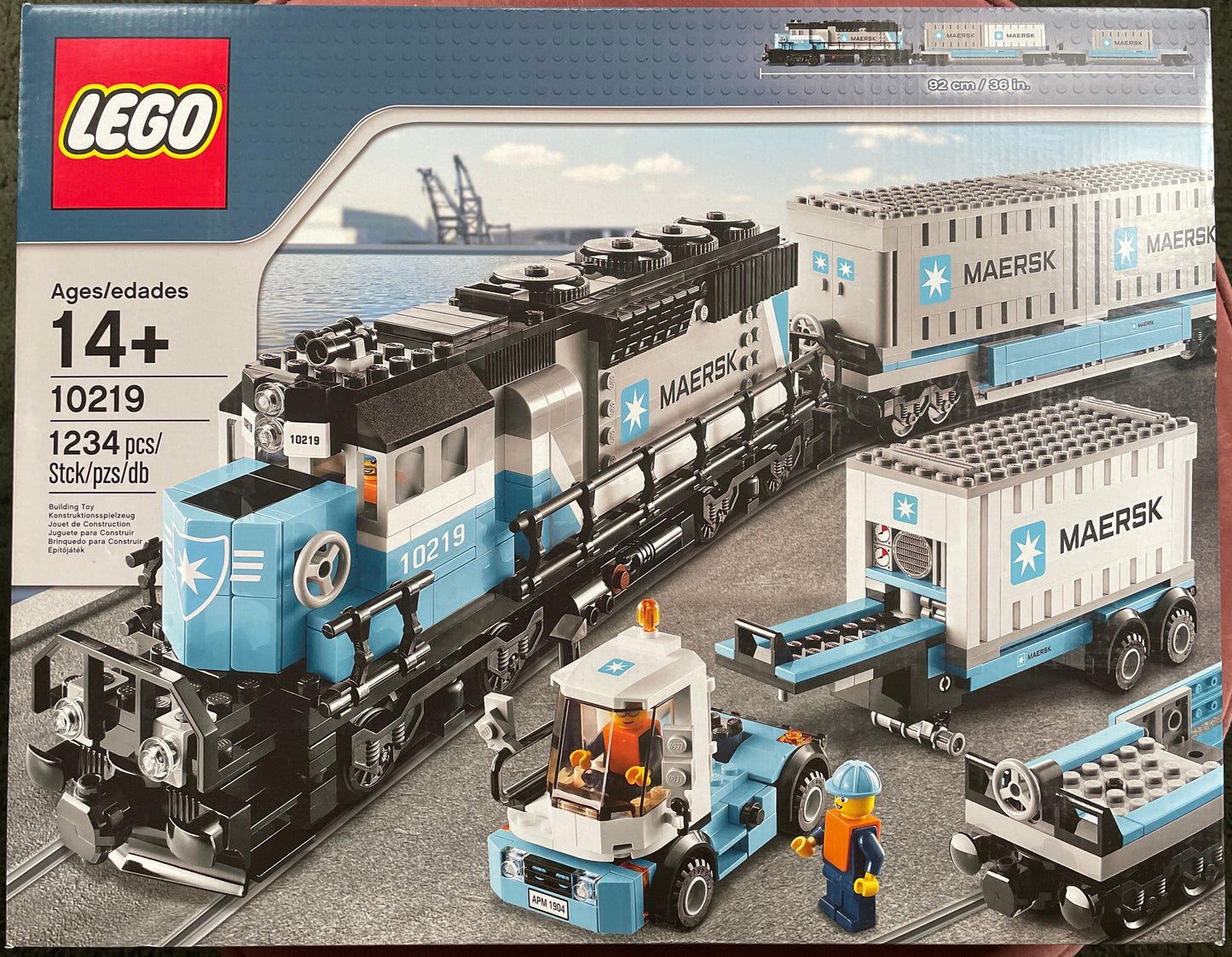 Lego set Maersk trein - 10219