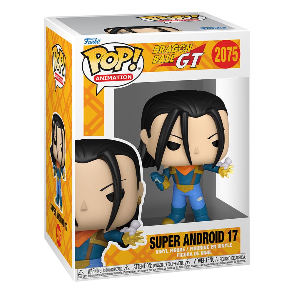 Dragon Ball GT POP! Animation Vinyl Figure – Super Android 17 – 9 cm