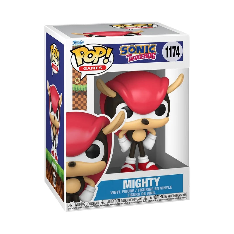 Sonic POP! Games Vinyl Figure – Mighty the Armadillo – No. 1174