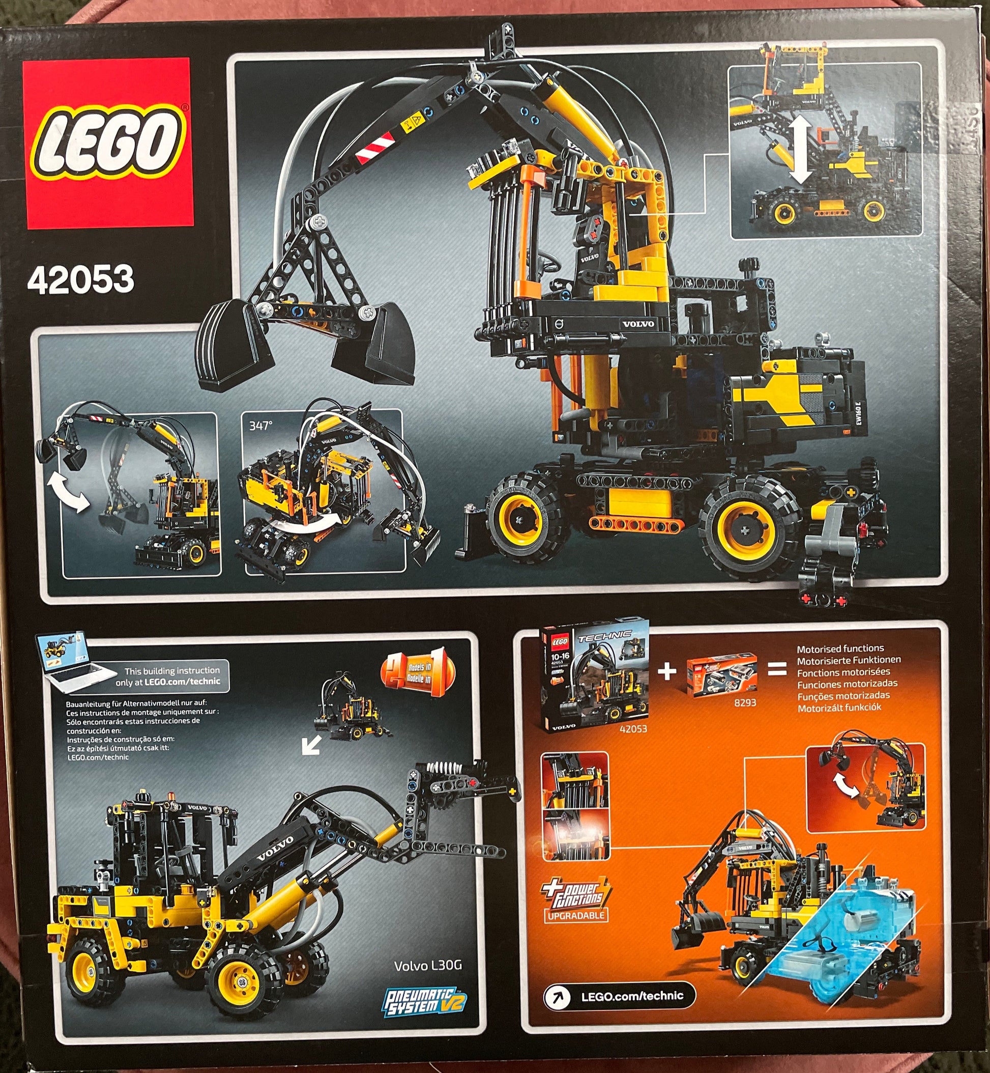 Lego Technic set Volvo EW160E - 42053