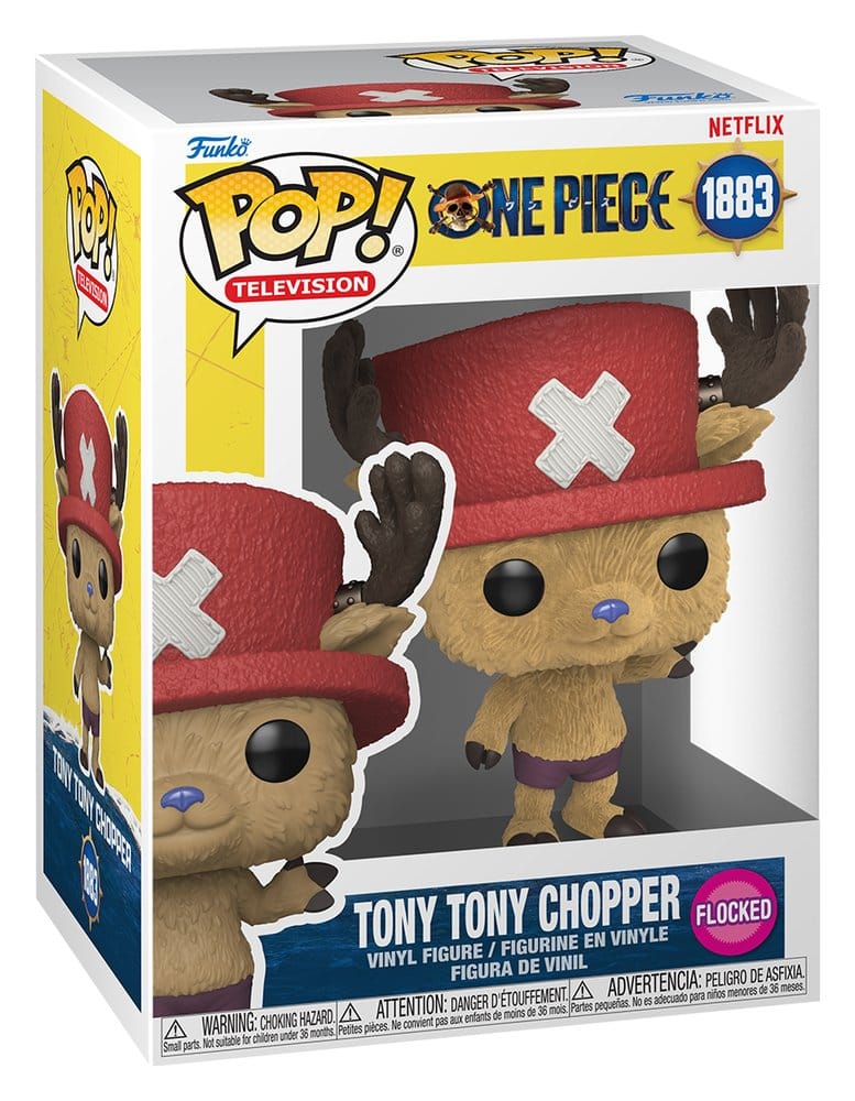 ONE PIECE NETFLIX - POP TV - Chopper (Flocked) - N° 1883