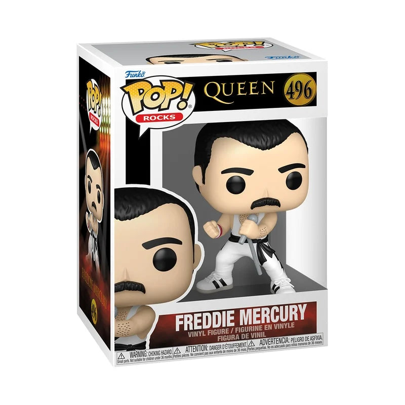 QUEEN - POP Rocks - Freddie Mercury (White Singlet) - N° 496
