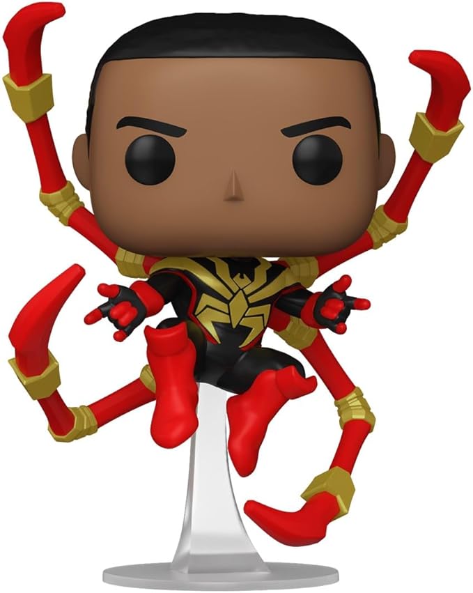Spider-Man Comics POP! TV Vinyl Figure – Miles Morales Iron Spider (Chase Edition) 9 cm