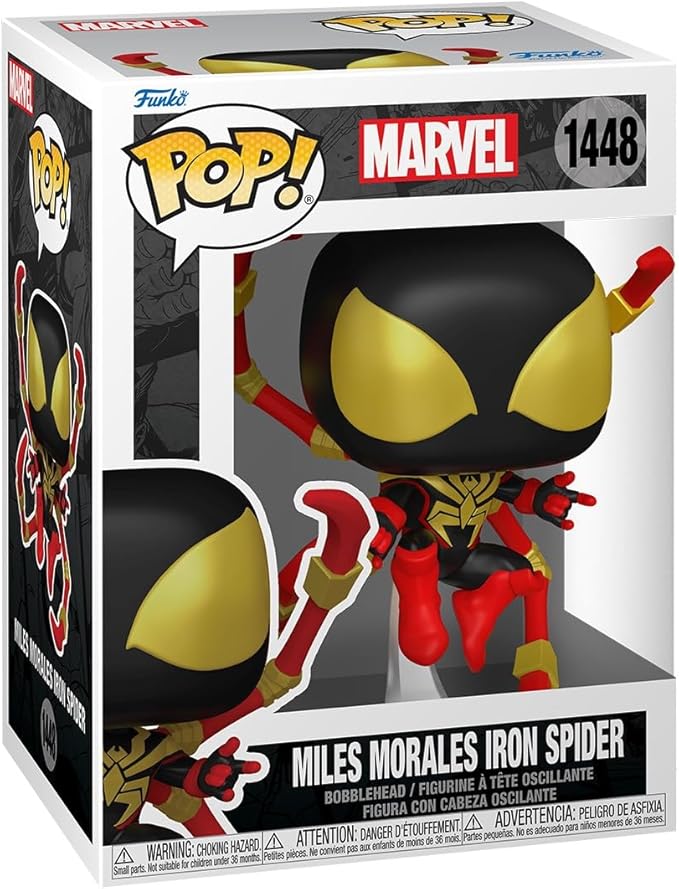 Spider-Man Comics POP! TV Vinyl Figure – Miles Morales Iron Spider 9 cm