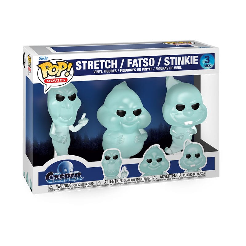 Casper POP! Vinyl Figure – 30th Anniversary Ghostly Trio 3-Pack – 9 cm