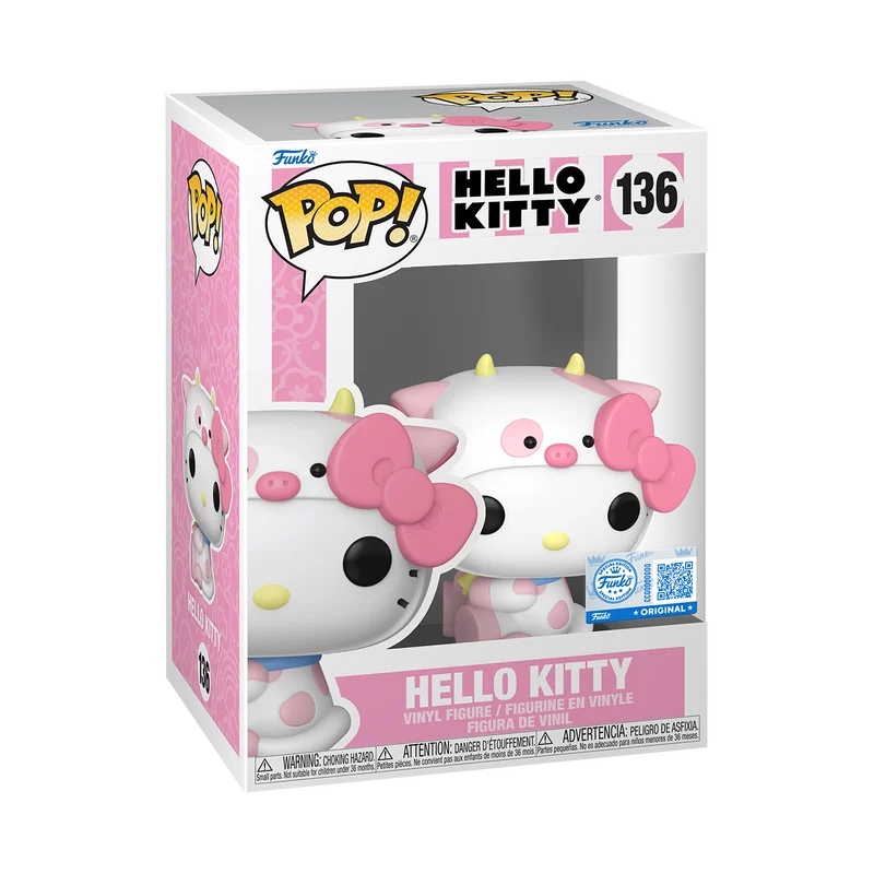 Hello Kitty POP! Sanrio Vinyl Figure – Hello Kitty in Cow Cosplay – No. 136
