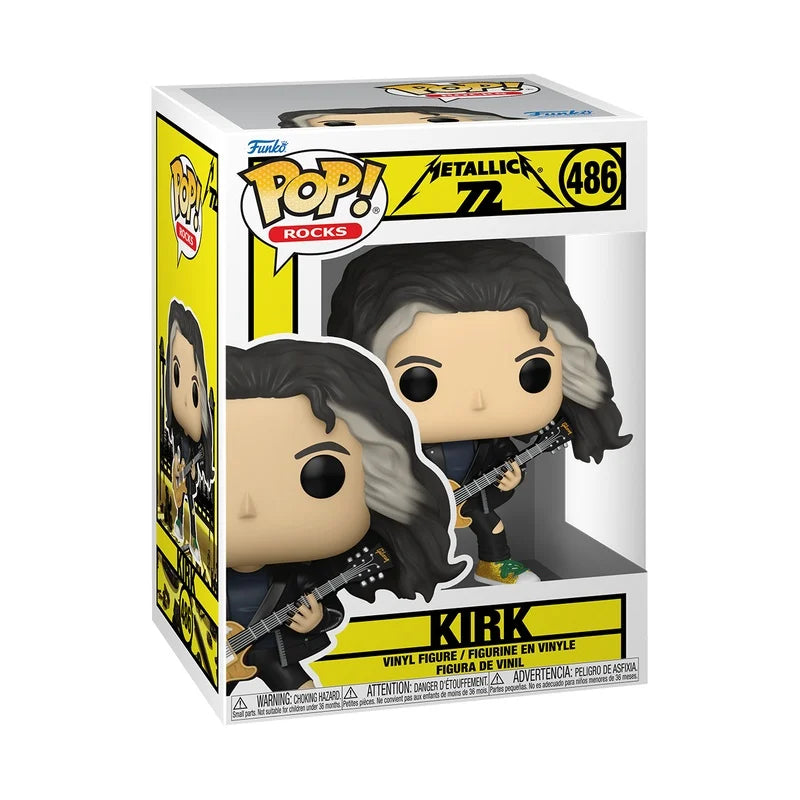 Metallica POP! Rocks Vinyl Figure – Kirk (72S) – No. 486