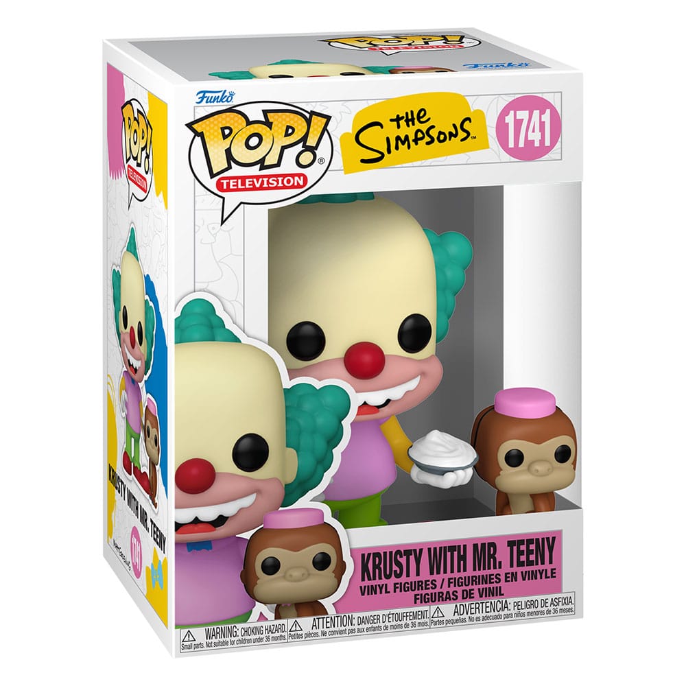 The Simpsons POP! Buddy TV Vinyl Figure – Krusty & Tenny – 9 cm