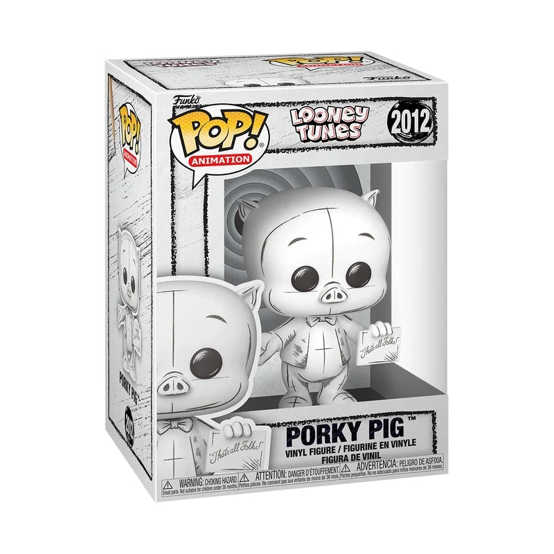 LOONEY TUNES - POP Animation - Porky Pig (Sketched Deco) - N° 2012