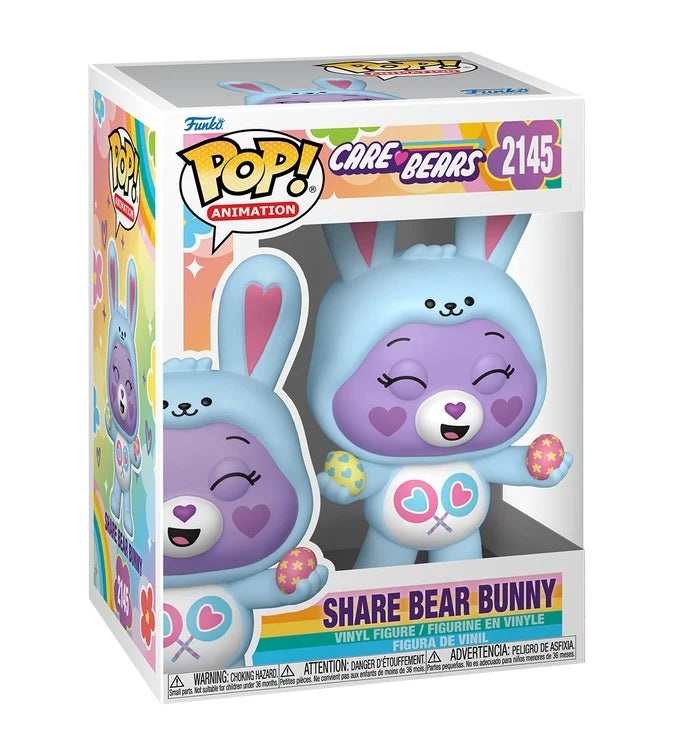 Care Bears Spring POP! Animation Vinyl Figure – Share Bear Bunny – No. 2145