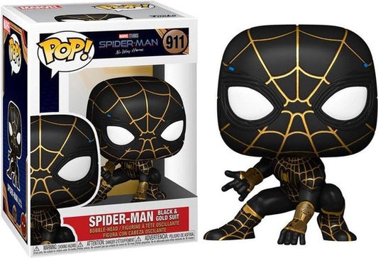 Spider-Man: No Way Home POP! Vinyl Figure Spider-Man (Black & Gold Suit) 9 cm