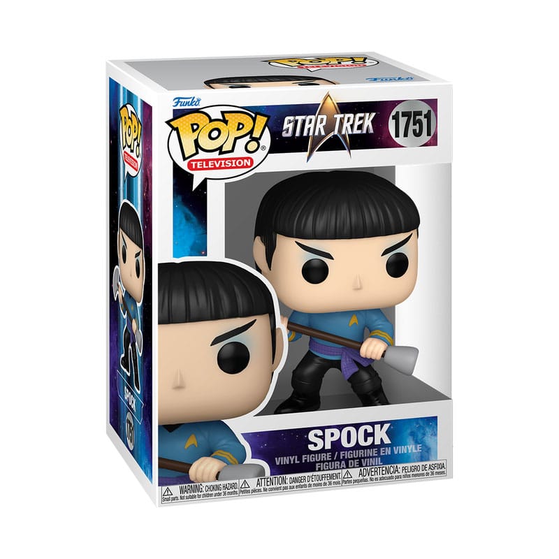 Star Trek POP! & Buddy TV Vinyl Figure – Spock with Weapon – 9 cm