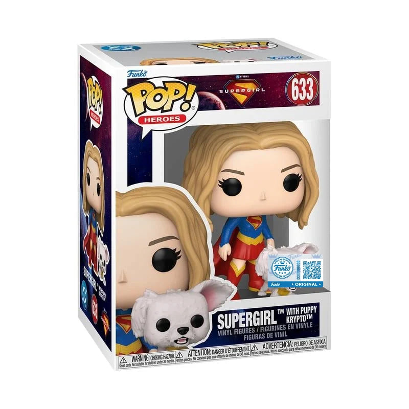 SUPERGIRL - POP & Buddy - Supergirl with Puppy Krypto - N° 633
