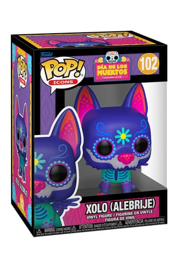 Día de Los Muertos POP! Icons Vinyl Figure – Xolo (Alebrije) – 9 cm