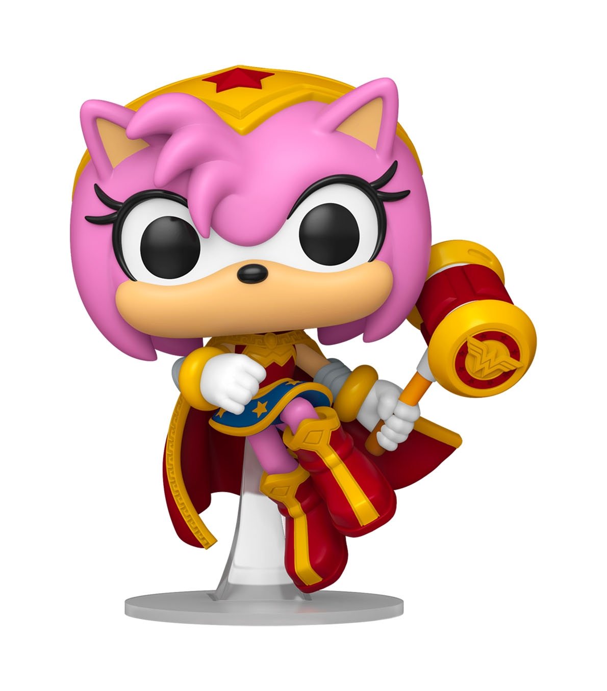 JLA & Sonic POP! Heroes Vinyl Figure – Amy as Wonder Woman – 9 cm