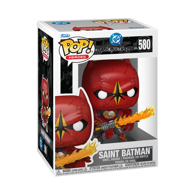 DC Dark Multiverse POP! Heroes Vinyl Figure – Saint Batman – 9 cm