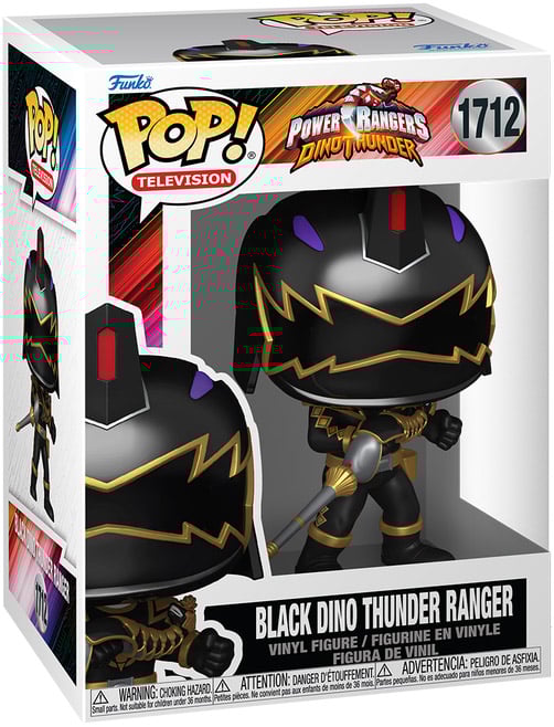 Power Rangers Generations POP! Movies Vinyl Figure – Black Dino Ranger (Tommy) – 9 cm