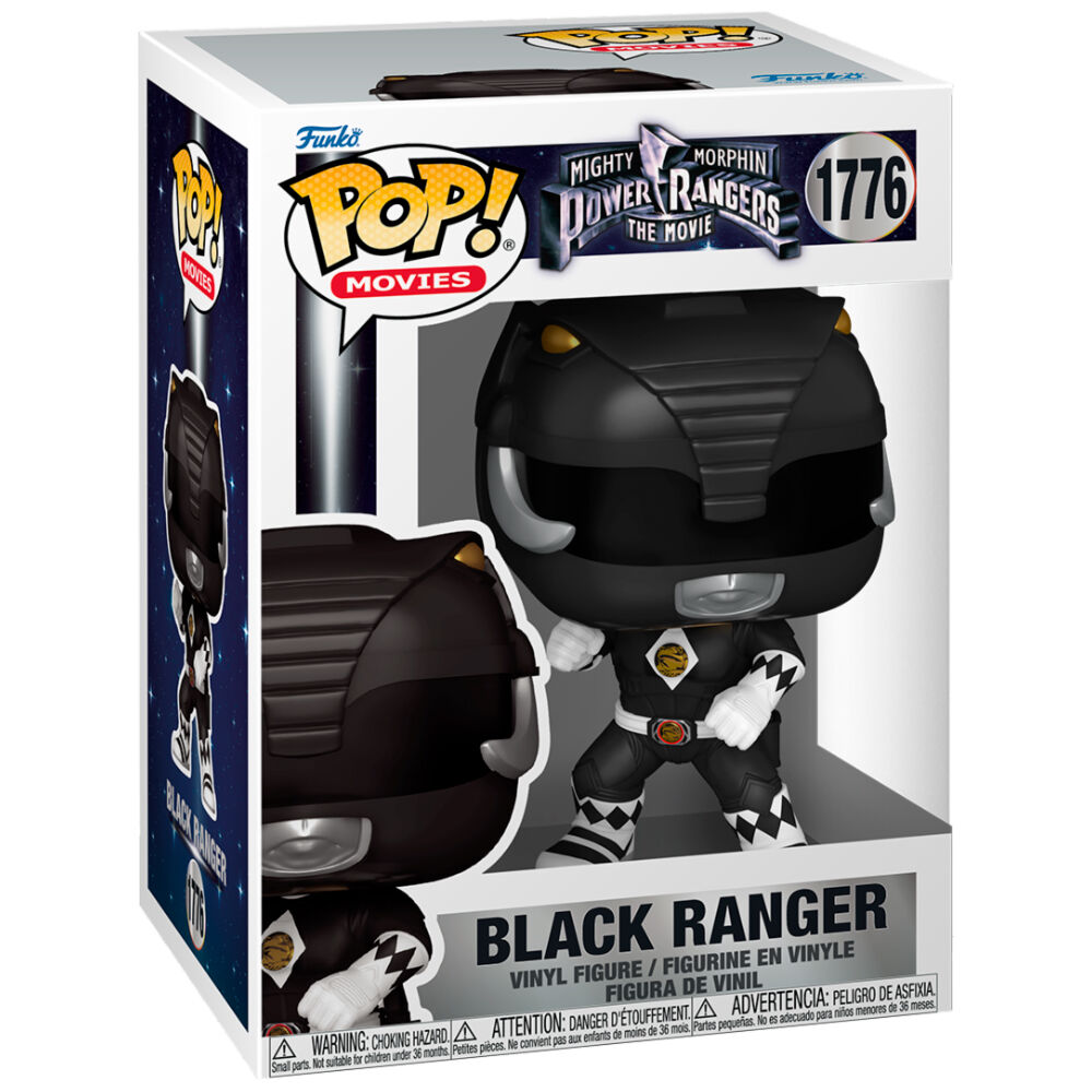 Funko POP! Movies: Mighty Morphin Power Rangers – The Movie – Black Ranger 9 cm