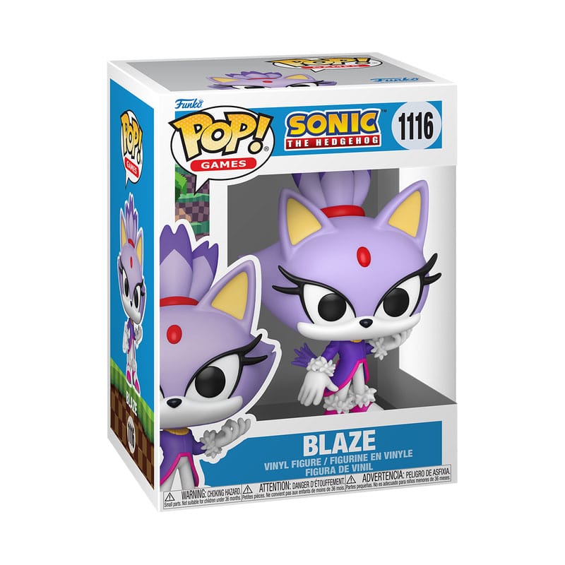 Sonic the Hedgehog POP! Games Vinyl Figure – Blaze the Cat – 9 cm
