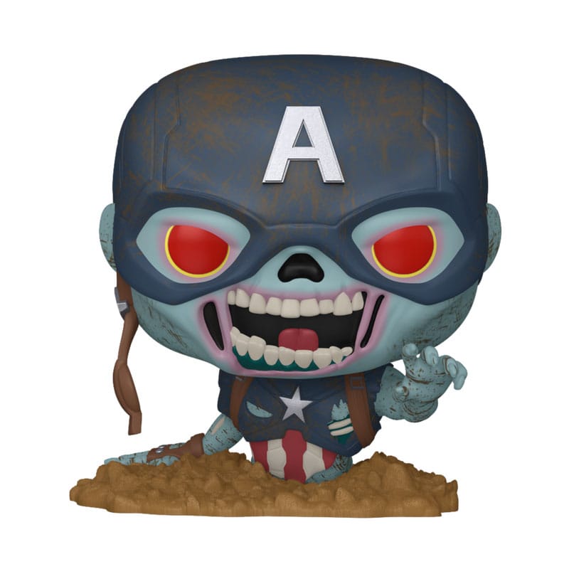 Marvel Zombies POP! Marvel Vinyl Figure – Captain America – 9 cm