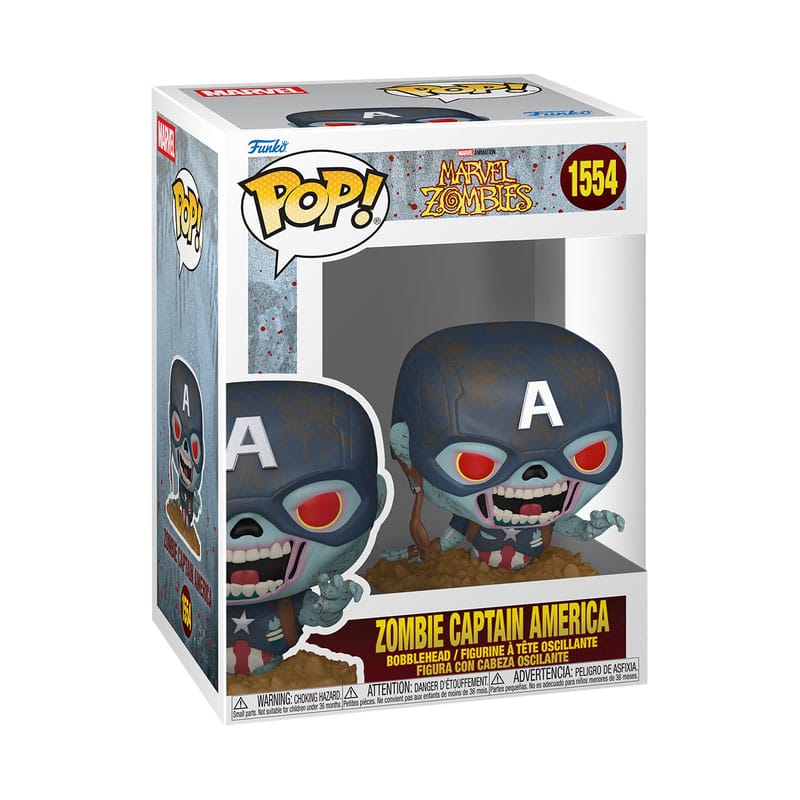 Marvel Zombies POP! Marvel Vinyl Figure – Captain America – 9 cm