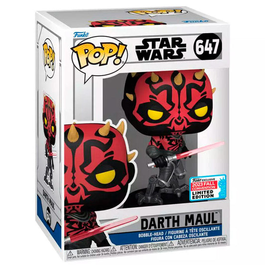 Star Wars POP figure, Darth Maul 2023 Fall Convention Limited Edition 9cm