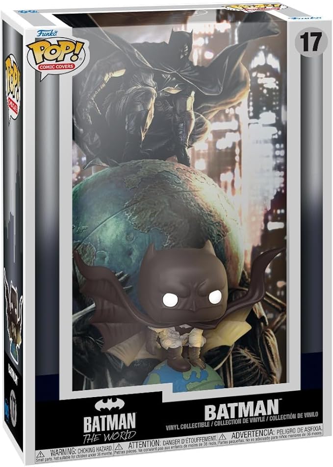 DC POP! Comic Cover Vinyl Figure Batman The World 9 cm