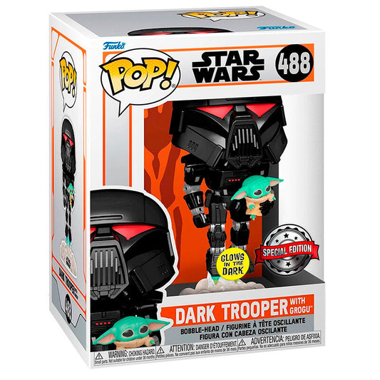 Star Wars POP figure, Dark Trooper (glow in the dark) Exclusive 9cm