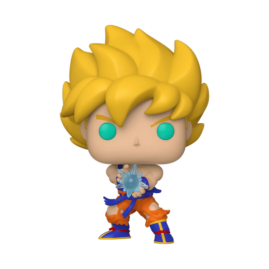 Dragon Ball Z POP! Animation Vinyl Figure SS Goku w/ Kamehameha Wave 9 cm