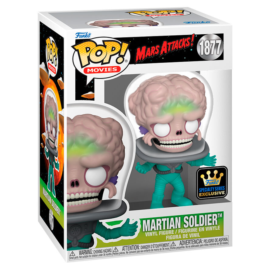 Mars Attacks POP! Animation Vinyl Figure Martian Soldier 9 cm