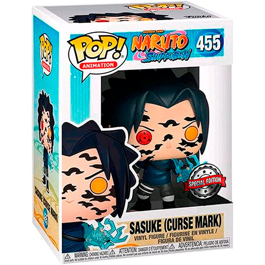 Naruto Shippuden POP figure, Sasuke Curse Mark Exclusive 9cm
