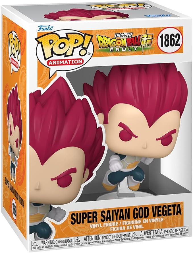 Dragon Ball Super: Broly POP! Animation Vinyl Figure – SSG Vegeta (9 cm)
