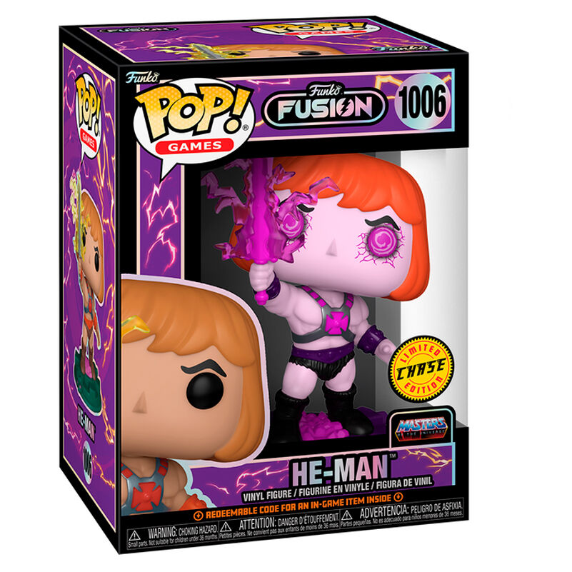 Funko Fusion: Masters of the Universe POP! Figure – He-Man (Chase Edition) 9 cm