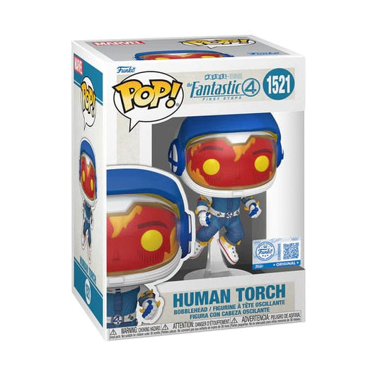 The Fantastic Four: First Steps POP! Vinyl Figure – Human Torch (Astronaut) – 9 cm