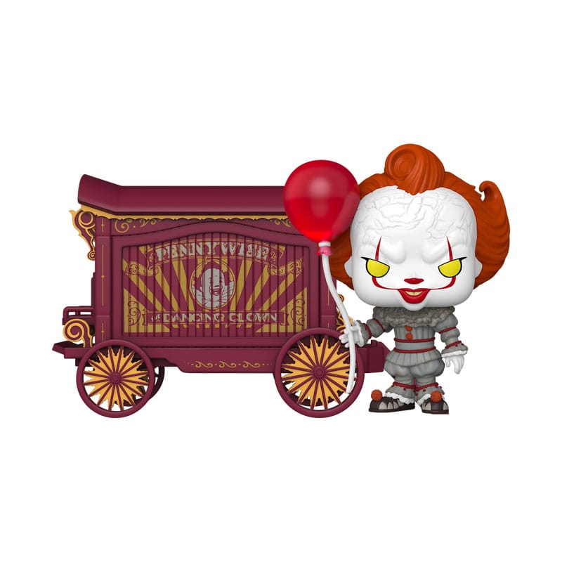 IT - Welcome to Derry POP! Town Vinyl Figure – Pennywise & Wagon – 9 cm