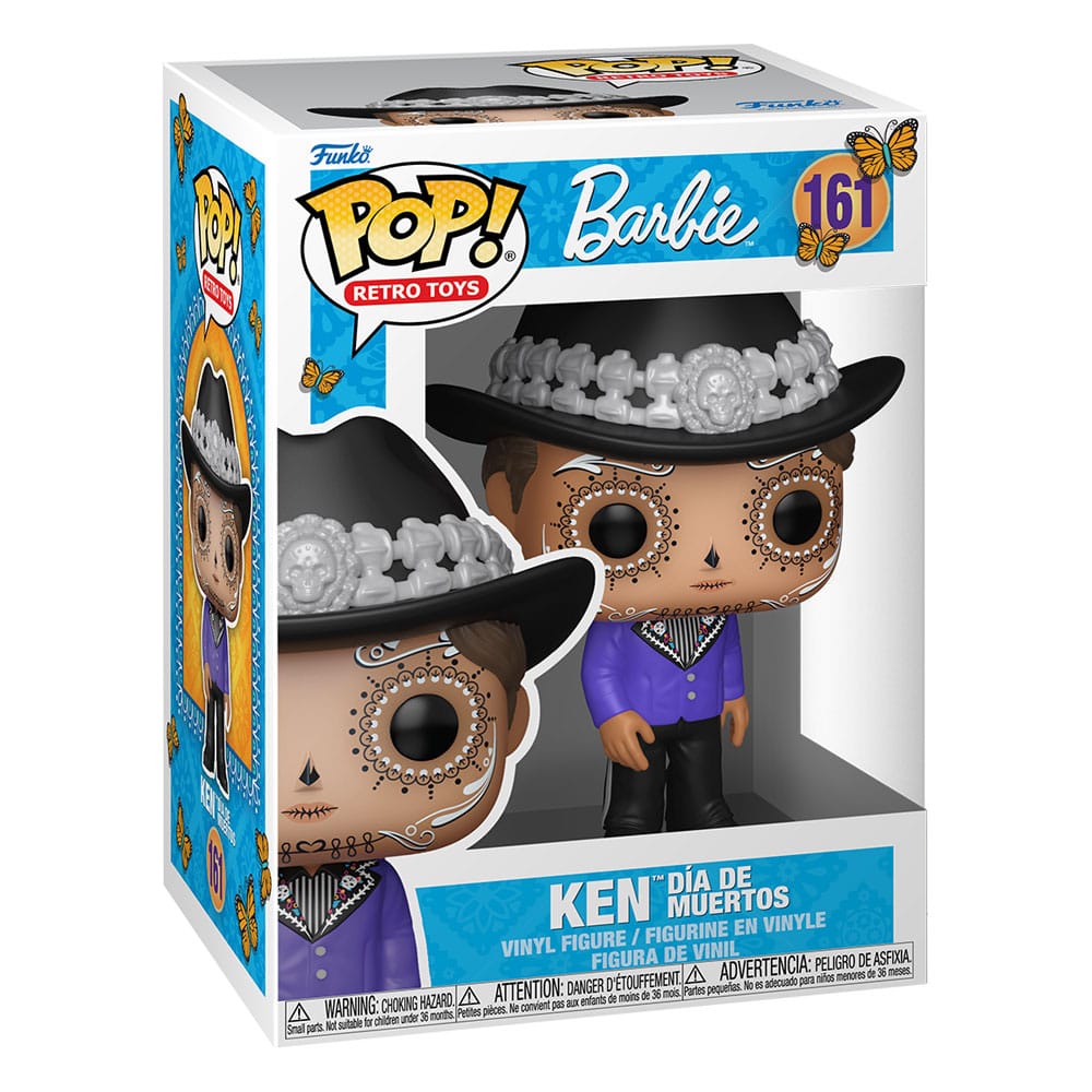 Barbie POP! Retro Toys Vinyl Figure – Ken Día de los Muertos – 9 cm