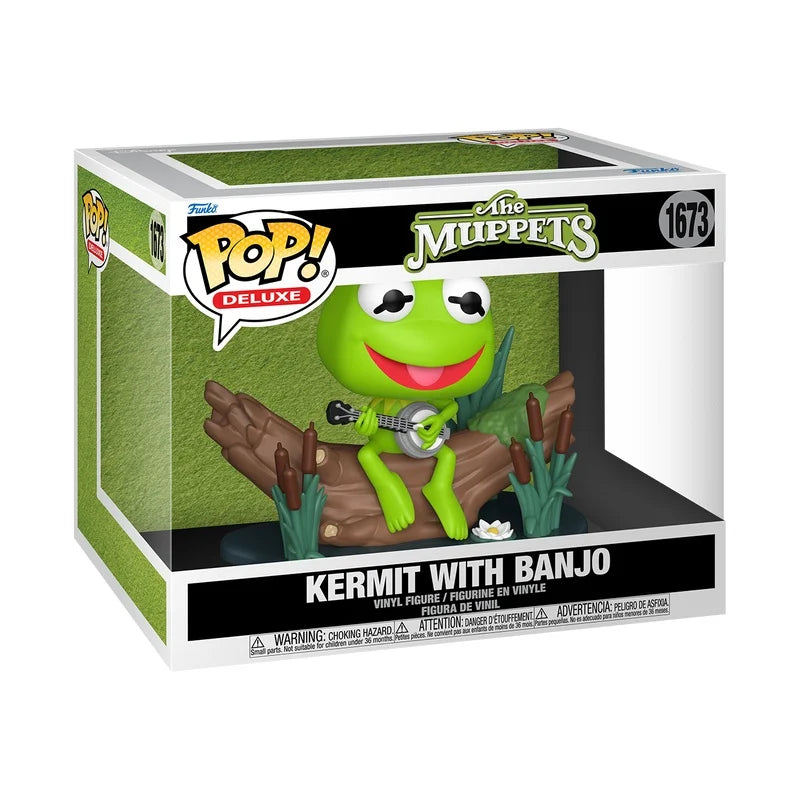 MUPPETS – POP! Deluxe Vinyl Figure – Kermit with Banjo – 9 cm