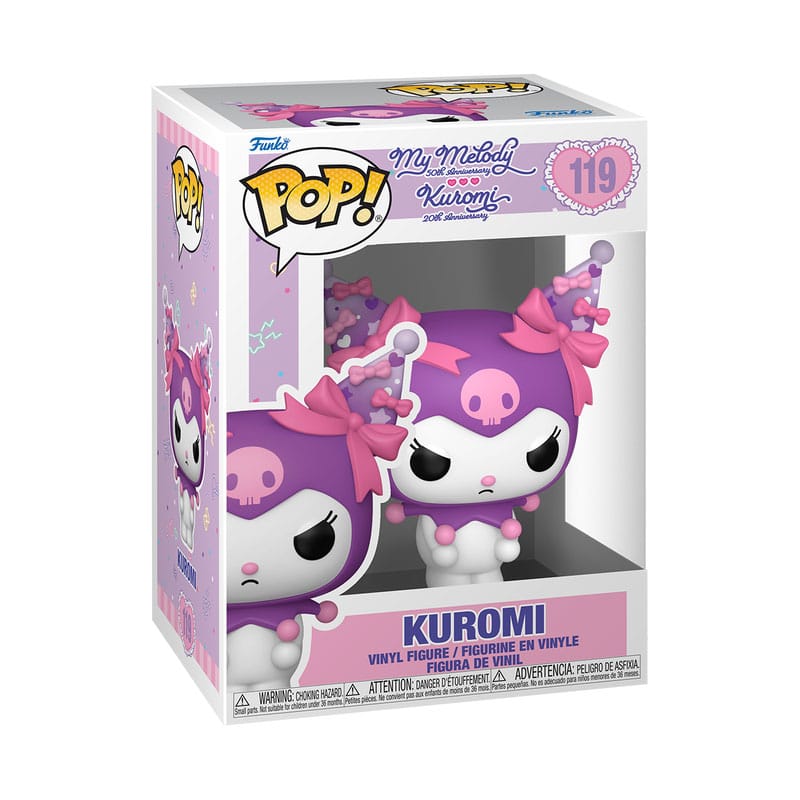 Sanrio POP! Animation Vinyl Figure – Kuromi (Grumpy) – 9 cm