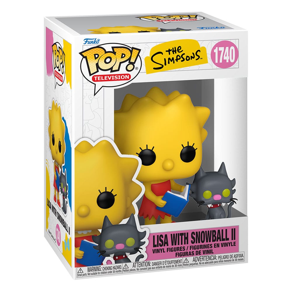 The Simpsons POP! & Buddy TV Vinyl Figure – Lisa & Snowball – 9 cm