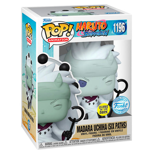 Naruto Shippuden POP figure, Madara Uchiha (glow in the dark) Exclusive 9cm