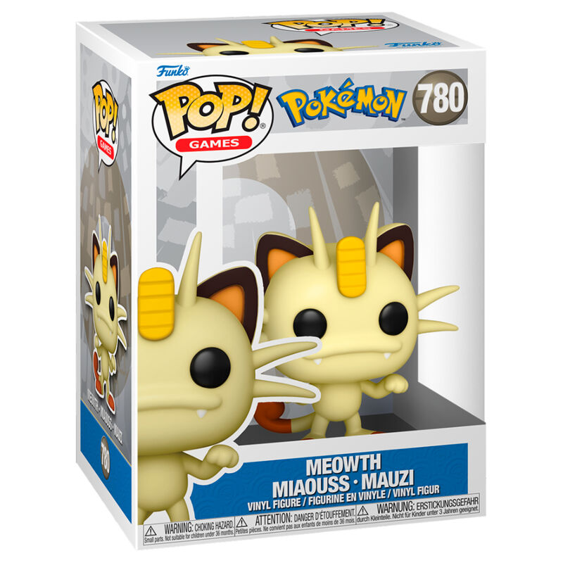 Pokemon POP! Games Vinyl Figure Meowth 9 cm