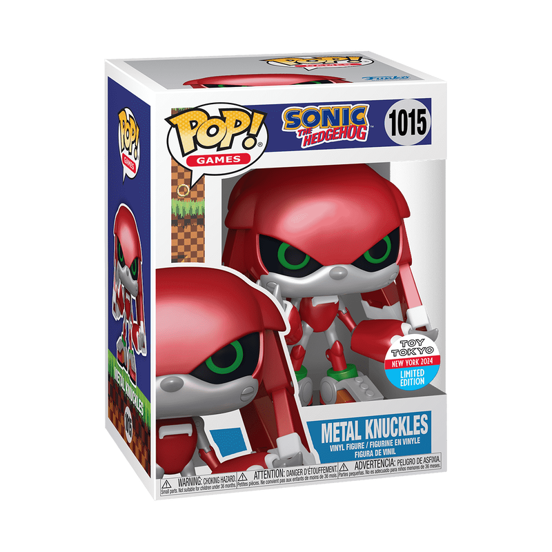 Sonic the Hedgehog POP! Games Vinyl Figure – Metal Knuckles Exclusive – 9 cm