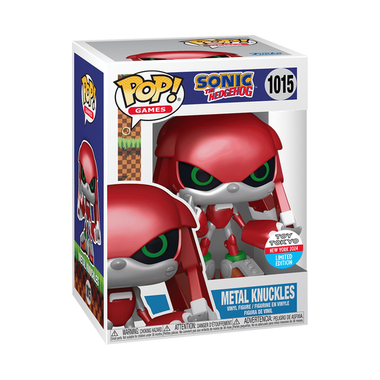 Sonic the Hedgehog POP! Games Vinyl Figure – Metal Knuckles Exclusive – 9 cm
