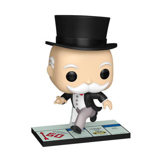 Monopoly POP! Retro Toys Vinyl Figure – Mr. Monopoly (Pass Go) – 9 cm