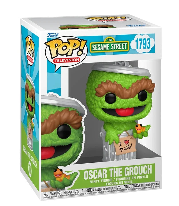 SESAME STREET – POP! TV Vinyl Figure – Oscar the Grouch – 9 cm