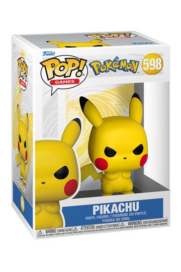 Pokémon POP! Games Vinyl Figure – Grumpy Pikachu (EMEA) – 9 cm