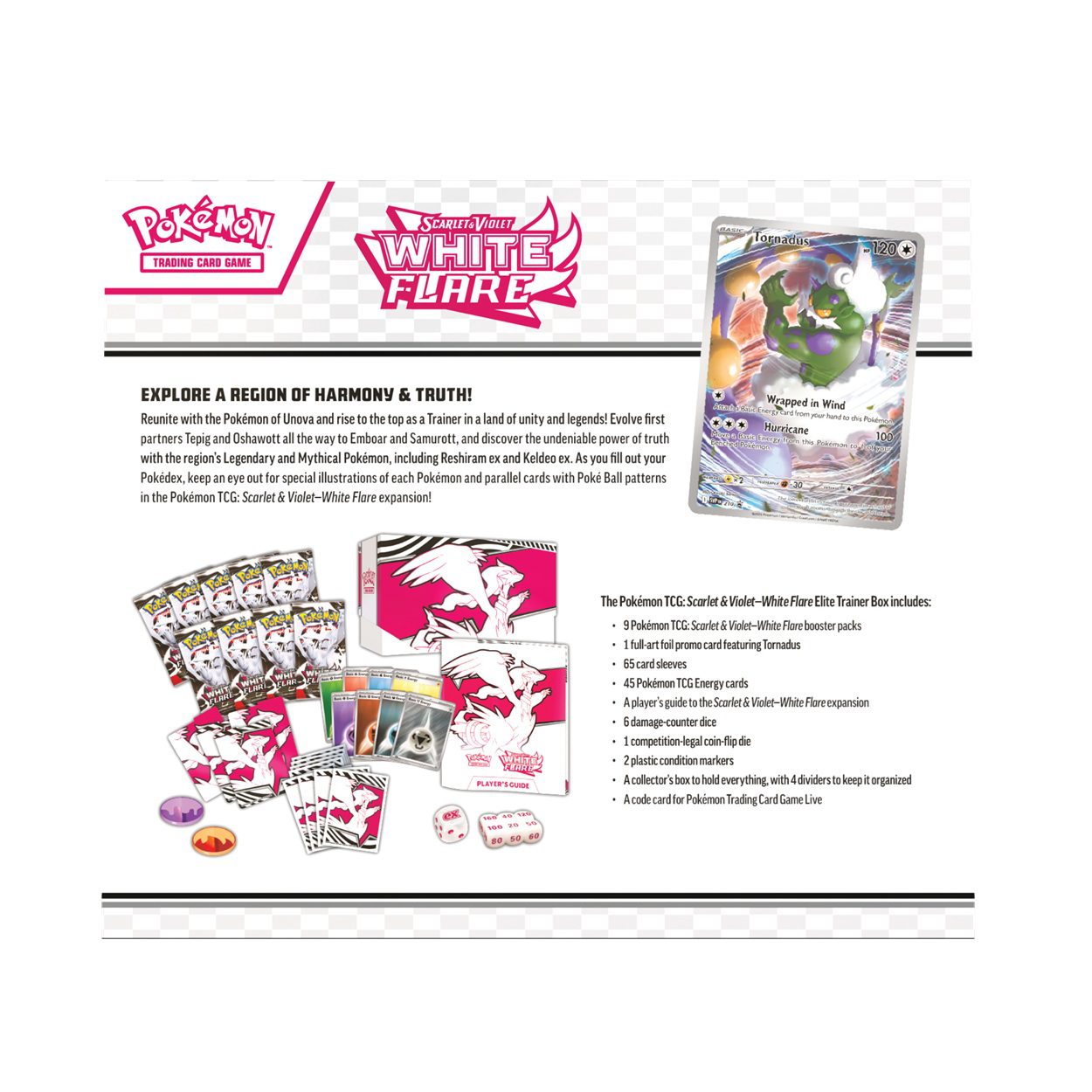 White Flare Elite Trainer Box (ETB)